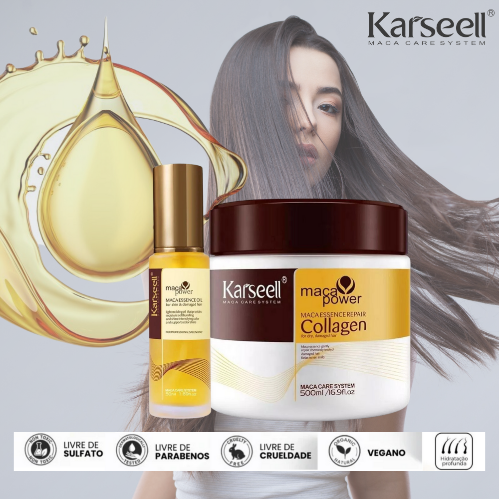 KIT 2 PRODUCTOS KARSEELL - Mascarilla de Colágeno + Aceite de argan