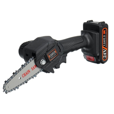 Mini Motosierra Con Batería Recargable
